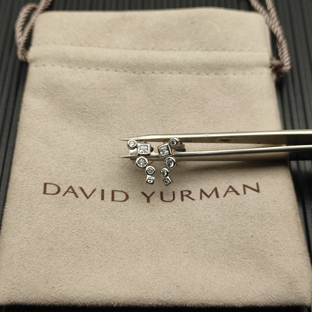 David Yurman Silver Paisley Earrings